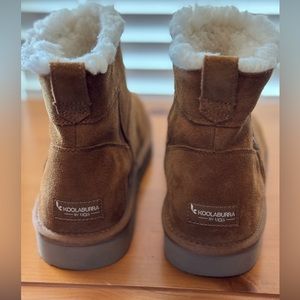 EUC tan UGG booties, size 11